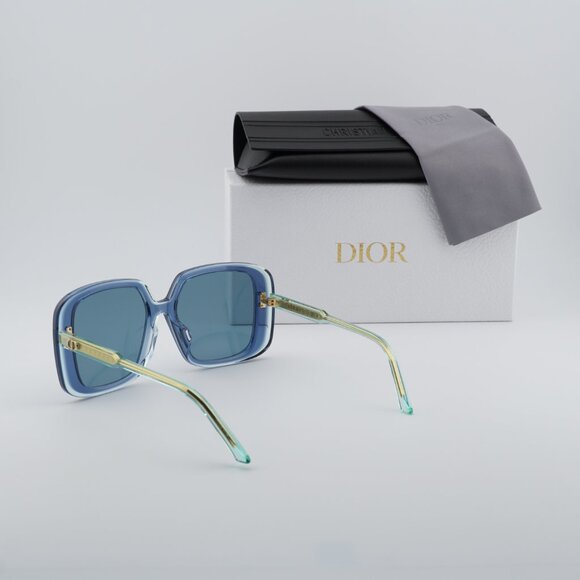 Dior DIORHIGHLIGHT S3F 30B0 Square Sunglasses - Shiny Blue...